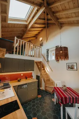 Coin salon dans l'établissement La Casita