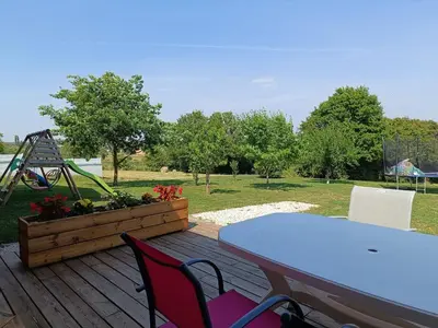 Jardin de l'établissement studio avec terrasse au calme