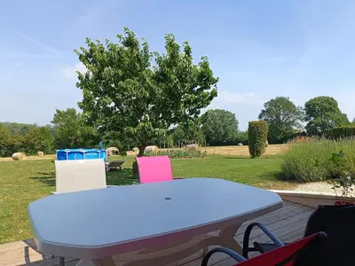 Jardin de l'établissement studio avec terrasse au calme