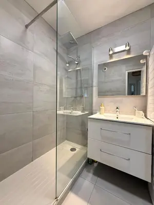Salle de bains dans l'établissement Charmant appartement tout confort
