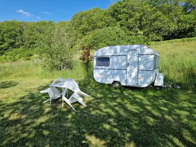 Paysage naturel près de le camping