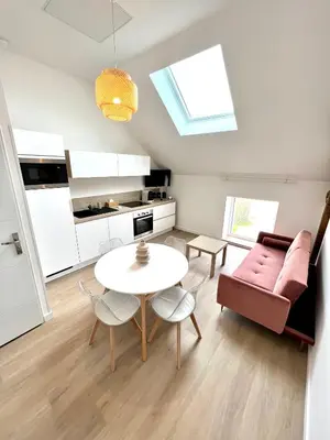 Cuisine ou kitchenette dans l'établissement Nos 3 spas de bourgogne (3minutes de Beaune)
