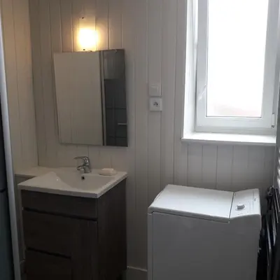 Salle de bains dans l'établissement Appartement paisible - cœur de ville