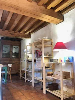 Un ou plusieurs lits superposés dans un hébergement de l'établissement Grande maison familiale, rustique et charmante en Bourgogne, dans le Morvan