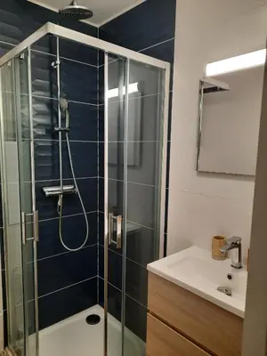 Salle de bains dans l'établissement Le petit cocon