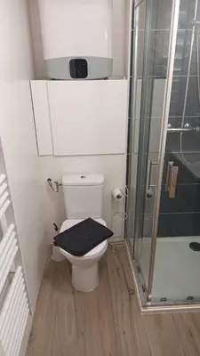 Salle de bains dans l'établissement Le petit cocon