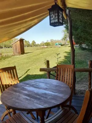 Plan de l'établissement Tente Trappeur Ada, Au jardin de la Vouivre