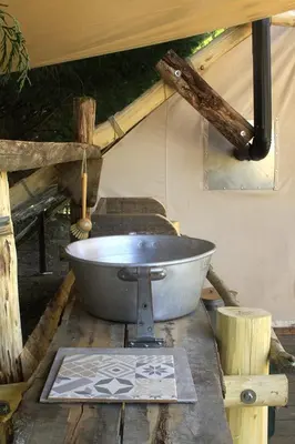 Plan de l'établissement Tente Trappeur Ada, Au jardin de la Vouivre