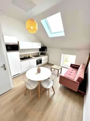 Cuisine ou kitchenette dans l'établissement La suite Grand Cru et BDSM 3 minutes de Beaune