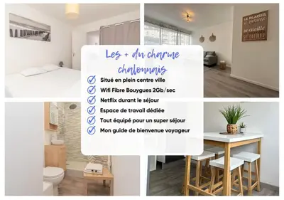 Plan de l'établissement Le charme Chalonnais