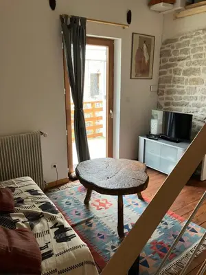 Un ou plusieurs lits dans un hébergement de l'établissement Le rabutinage