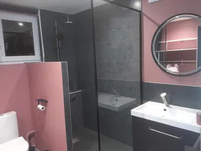 Salle de bains dans l'établissement Suite des Grands Crus