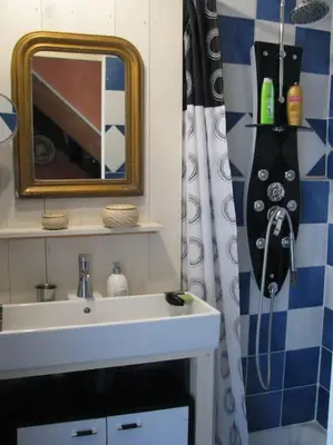 Salle de bains dans l'établissement La Maison de Julienne en Bourgogne
