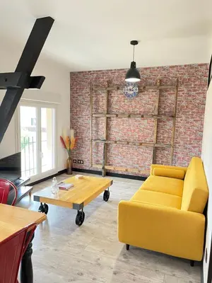 Coin salon dans l'établissement Alaimo et Les2Roses