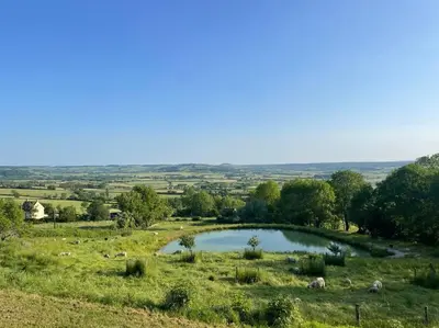 Paysage naturel près de la maison de vacances
