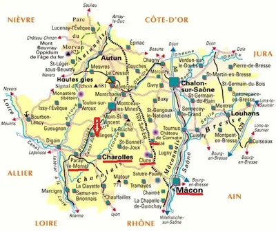 Plan de l'établissement Chez Nick et Martine suite privative