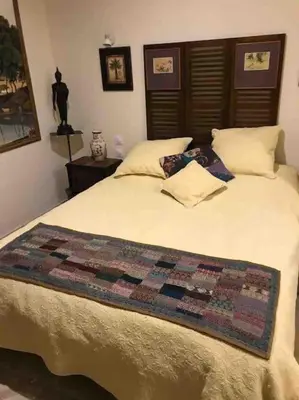Un ou plusieurs lits dans un hébergement de l'établissement La maison de Lea, chambres d'hôtes de 14 couchages