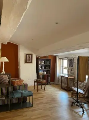 Coin salon dans l'établissement La maison de Lea, chambres d'hôtes de 14 couchages