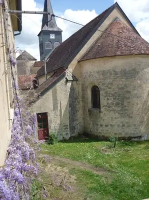 Plan de l'établissement Le Presbytère - Touillon, jacuzzi, 4 chambres pour 10