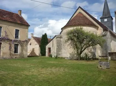 Plan de l'établissement Le Presbytère - Touillon, jacuzzi, 4 chambres pour 10