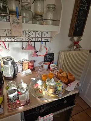 Nourriture dans le B&B/chambre d'hôtes ou à proximité
