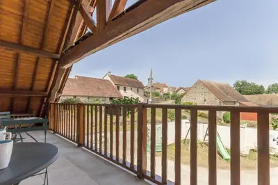 Balcon ou terrasse dans l'établissement La Villanelle