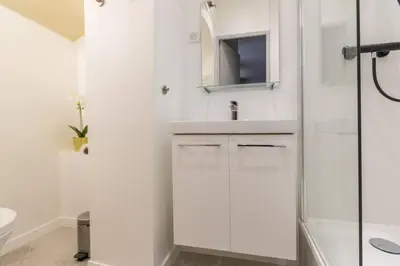 Salle de bains dans l'établissement Chez Maya