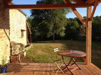 Jardin de l'établissement Belle Maison en Bourgogne - Auxois - Morvan
