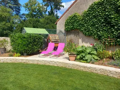Jardin de l'établissement CHAMBRE D HOTES AU COEUR DE MEURSAULT