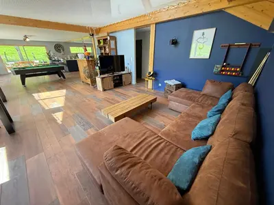 Coin salon dans l'établissement les anthocyanes CHAMBRE FORET