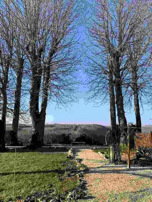Paysage naturel près de le B&B/chambre d'hôtes