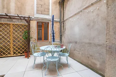 Terrasse ou espace extérieur de l'établissement Magnifique logement spacieux hyper centre