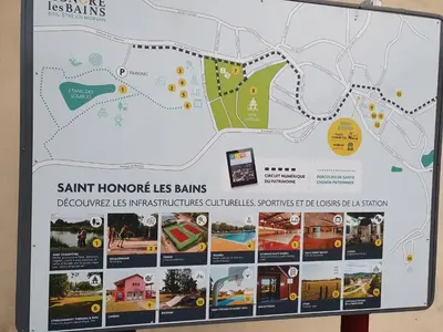 Plan de l'établissement Villa Honorine