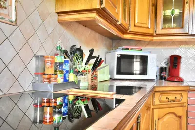 Cuisine ou kitchenette dans l'établissement Chambres chez l'habitant - Chez Nico & Belen