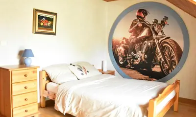 Un ou plusieurs lits dans un hébergement de l'établissement Chambres chez l'habitant - Chez Nico & Belen