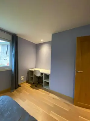 Télévision ou salle de divertissement dans l'établissement Maison ossature bois