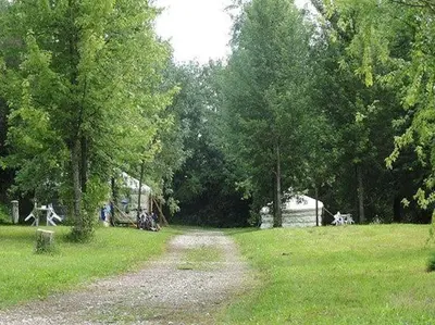 Paysage naturel près de le camping