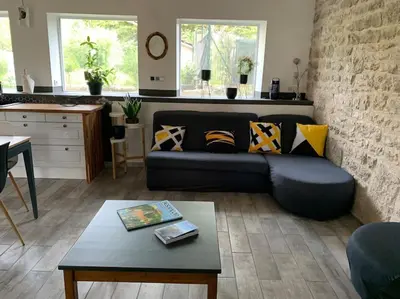 Coin salon dans l'établissement Le Majol