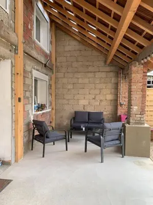 Coin salon dans l'établissement Le Majol