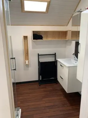 Cuisine ou kitchenette dans l'établissement Le Majol