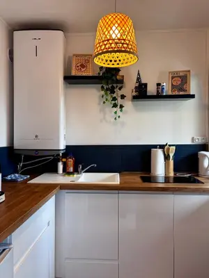 Cuisine ou kitchenette dans l'établissement L'Open d'Australie