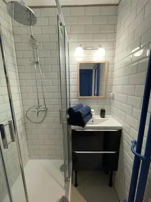 Salle de bains dans l'établissement L'Open d'Australie