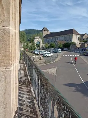 Vue générale sur la montagne ou vue sur la montagne depuis l'appartement