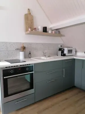 Cuisine ou kitchenette dans l'établissement Gîte 2 chambres Hautes Côtes de Nuits