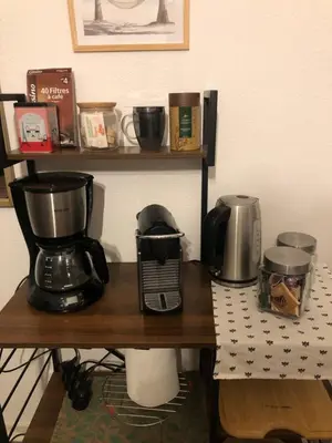 Cuisine ou kitchenette dans l'établissement Appartement BELLO , ruelle au cœur de ville, arrivée en autonomie