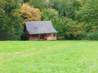 Paysage naturel près de le chalet