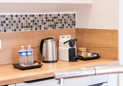 Cuisine ou kitchenette dans l'établissement Le Clos Poncétys - Villa avec Piscine