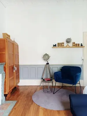 Coin salon dans l'établissement La Petite Porte Verte