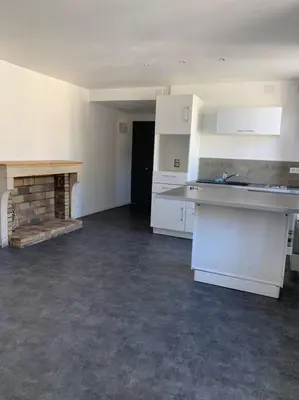 Cuisine ou kitchenette dans l'établissement La chambre de Zé