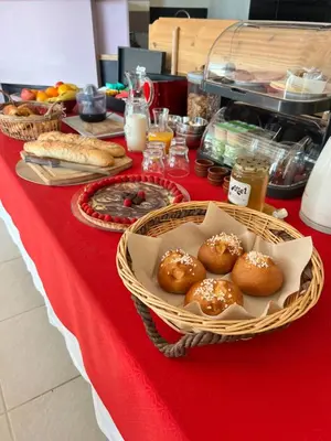 Nourriture dans la maison d'hôtes ou à proximité